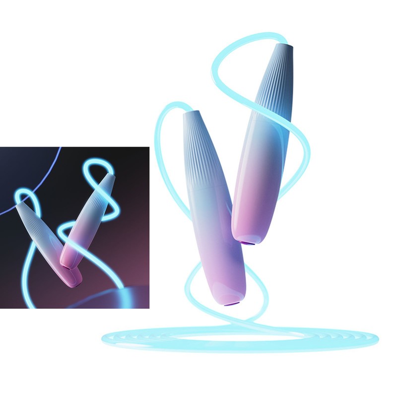 Luminous Skipping Rope Streamlined Design Cool Beautiful Glowing Jump Rope