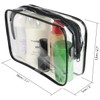 igadgitz home U7182 Clear Travel Toiletries Bag, Clear Cosmetic Bag,