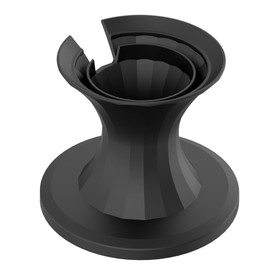 LABRIMP Tabletop Speaker Holder for Mini Practical Speaker Bracket with Cable Organizer for Clean Desk Space Durable Design Black