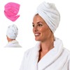 aztex Luxury Hair Turban Towel, Head Wrap Towel, Hair Drying