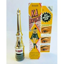 Benefit KA BROW! Cream-Gel Brow Color with Brush, 0.05 oz   #6 DEEP  MINI  Boxed