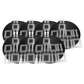 Pallet strapping kit Black 20m x 12mm with 5 plastic buckles, 7 pack