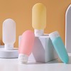 Pastel Travel Tube Bottle Refill Container 4Color Rosy Pink 15ea
