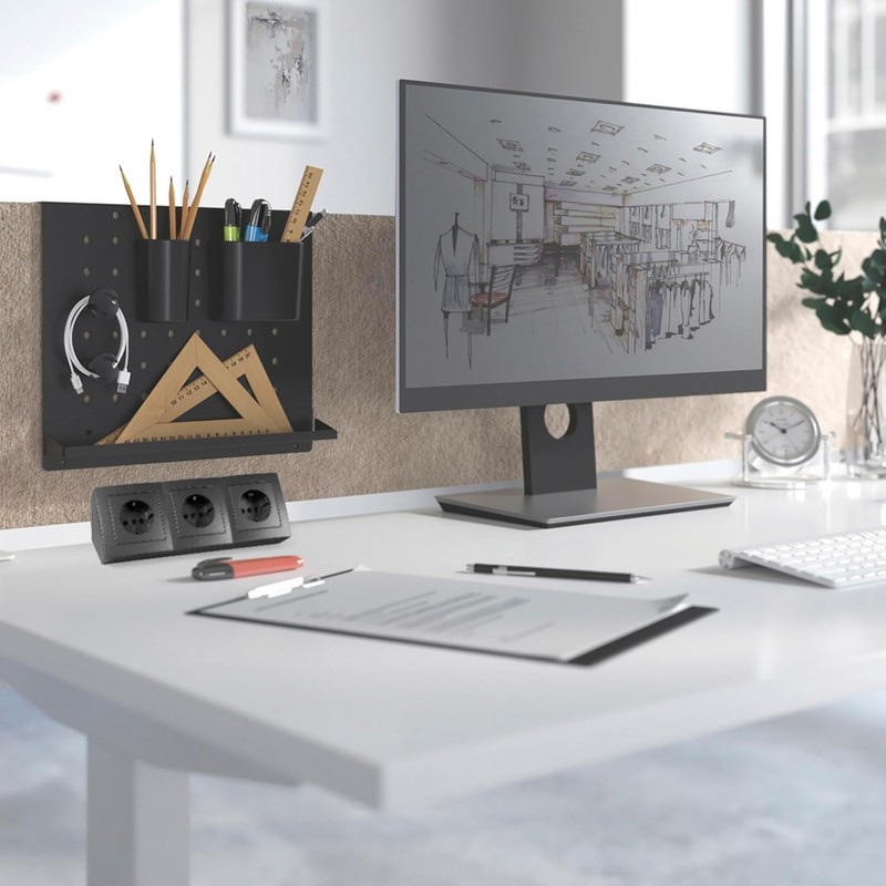 Socket Strip 3-Way Series T1 Anthracite