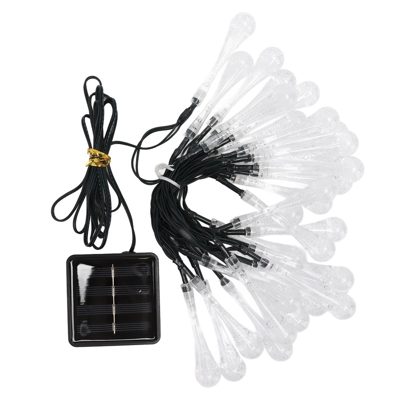 Solar String Lights IP65 Waterproof 2 Light Modes Outdoor String