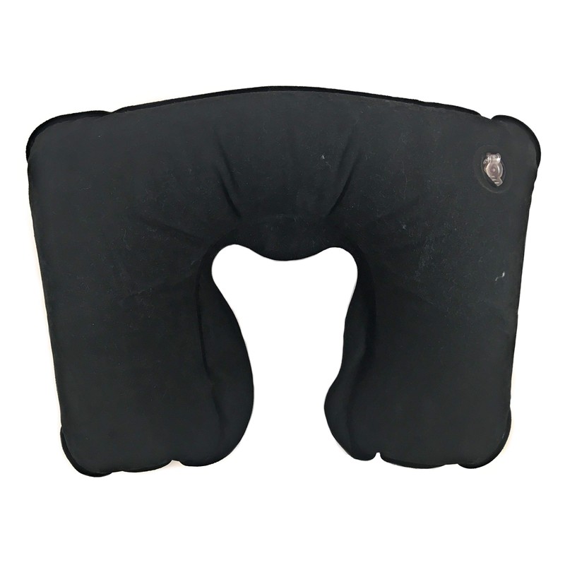 Nostalgia Travel Set with Inflatable Neck Pillow, Sleeping Mask, Ear