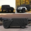 MAIKER Car Cover Waterproof All Weather Compatible with Jeep Wrangler
