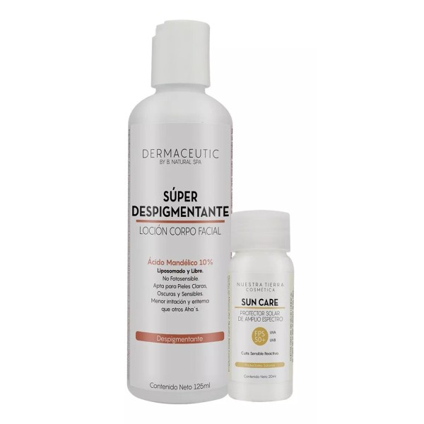 Dermaceutic Locion Super Despigmentante 10% + Sun Care Sensible 100grs