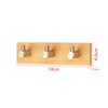 Wooden Coat Hooks with 3 Hooks Coat Hooks Hook Rack