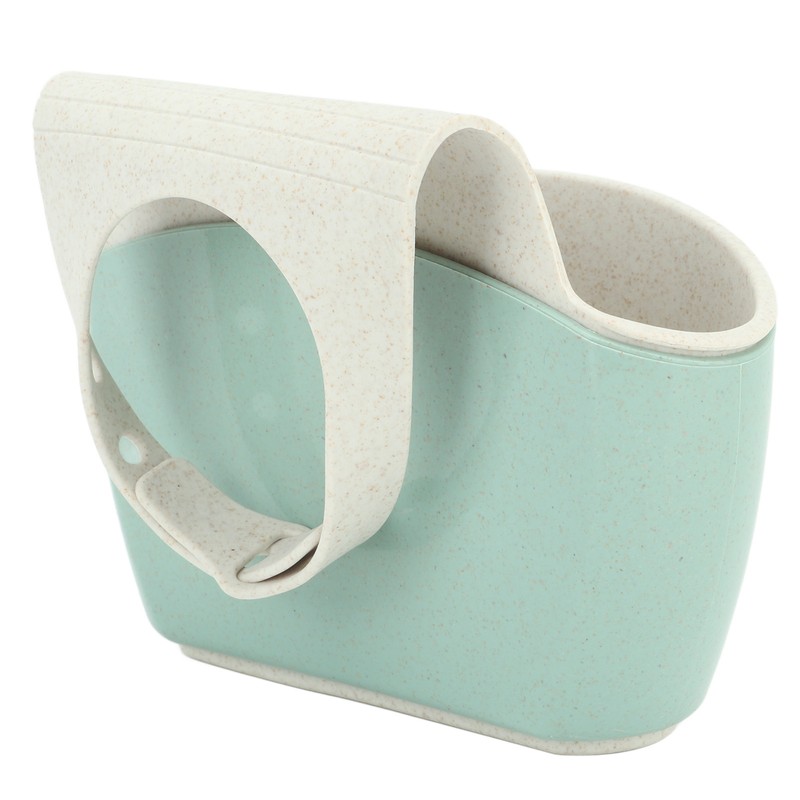 4Pcs Sink Sponge Holder PP 2 Layer Adjustable Strap Soap