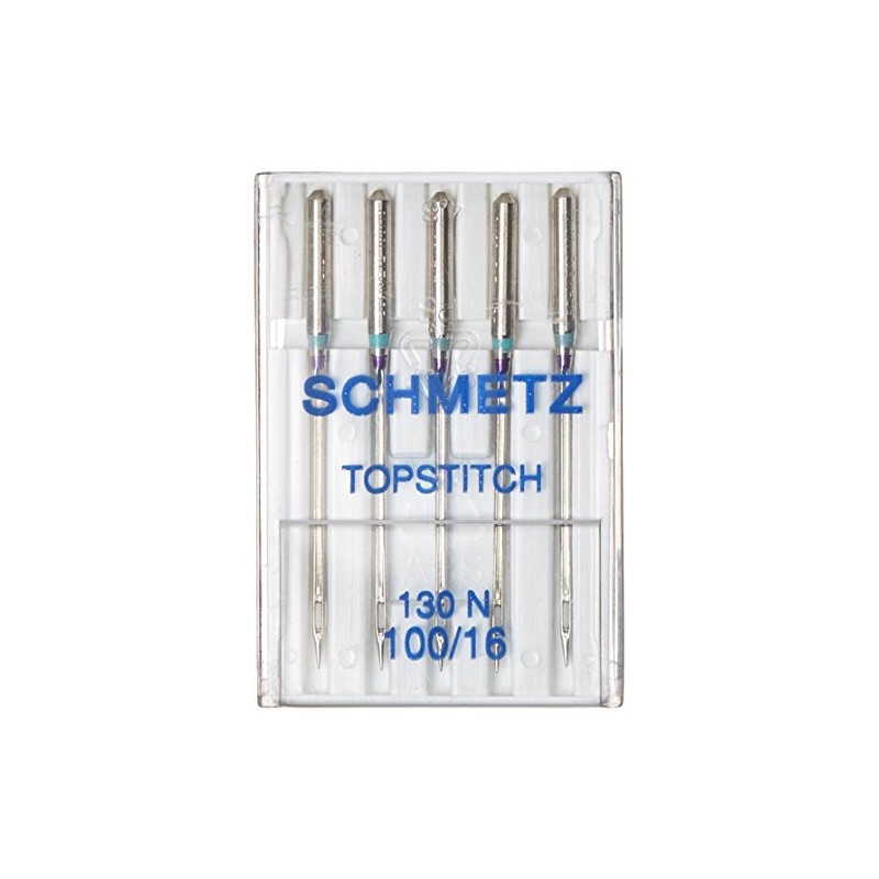 SCHMETZ Topstitch Machine Needle 16/100, Size 100/16 5/Pkg,1798