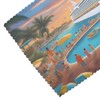 WHJYMX Pool Party Cruise Ship Printed Placemats Plate mat 12x18in