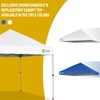 CROWN SHADES 8x8 Canopy Replacement Top - Only Compatible with
