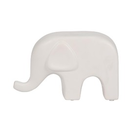 Sagebrook Home 9" Big Ear Elephant, White