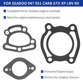 GOLKNHA Complete Engine Rebuild Gasket Crank Seal Kit Fit for SeaDoo 947 951 Carb GTX XP LRV RX