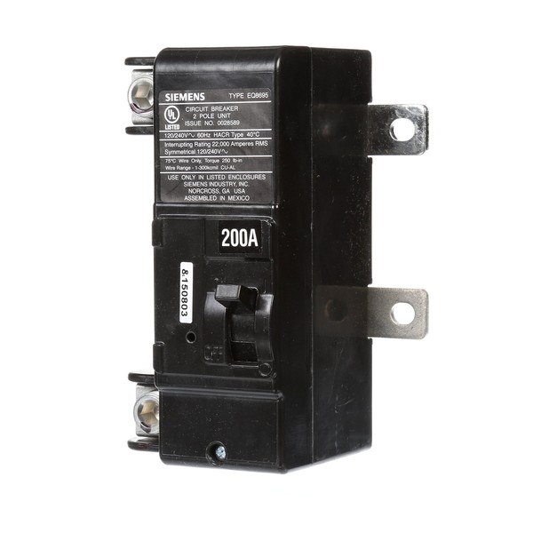 Siemens MBK200A 200-Amp Main Circuit Breaker for Use in Ultimate Type Load Centers