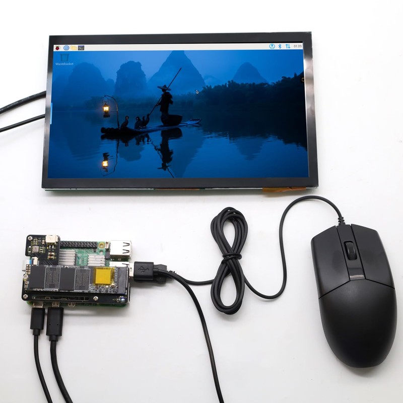 KEYESTUDIO Raspberry Pi 5PCIE-M.2NVME SSD Shield