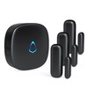 Door Chime, METAK Wireless Door Open Contact Sensor Alarm with