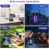 PALONE 5.5W 4500V Solar Bug Zapper,USB Rechargeable Electric Fly Traps,for