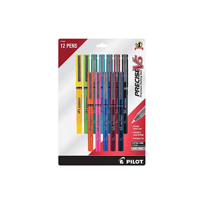 PILOT Precise V5 Stick - Bolígrafo de tinta líquida (punta