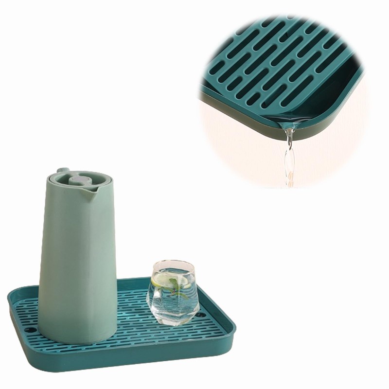 Eabdice Multifunctional Drain Board, Double Layer Drip Tray, Drainer with