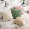 MIULEE Corduroy Pillow Covers Pack of 2 Decorative Windmill Striped