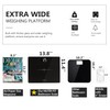 NUTRI FIT Extra-Wide/Ultra-Thick Digital Body Weight Bathroom Scale with 3