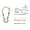 Ladieshow 10pcs Snap Hooks Spring Carabiner Clip Buckle Stainless Steel