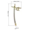 QWORK® Valve Extension for Car RV Truck Trailer, 7" /