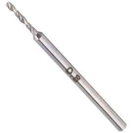 Tamiya Craft Tool Series No. 132 Precision Drill Blade 0.8 mm, Stem Diameter 1.5 mm Hobby Tool 74132