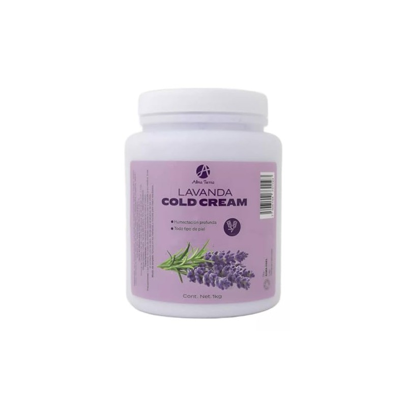 Crema Fría Lavanda Alma Tierra, Hidratante Profundo, Todo Tipo de