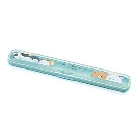 Coolia Cutlery, For Girls, Chopsticks Case, Mugyutto Furenzu, Cow, Penguin, Hedgehog, Bear, Seal, Made in Japan, Length 7.1 inches (18 cm)