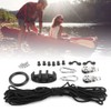 Anchor Trolley Kit with Rope Pulley Pad Eyes for Kayak