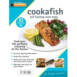 cookafish - 10 Disposable Easy Cook Oven Bags