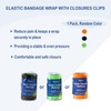 Degasa Elastic Bandage wrap with Closures Clips, 1 Pack, Random