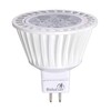 Bioluz LED 5 Pack MR16 50 Watt Halogen Equivalent Dimmable