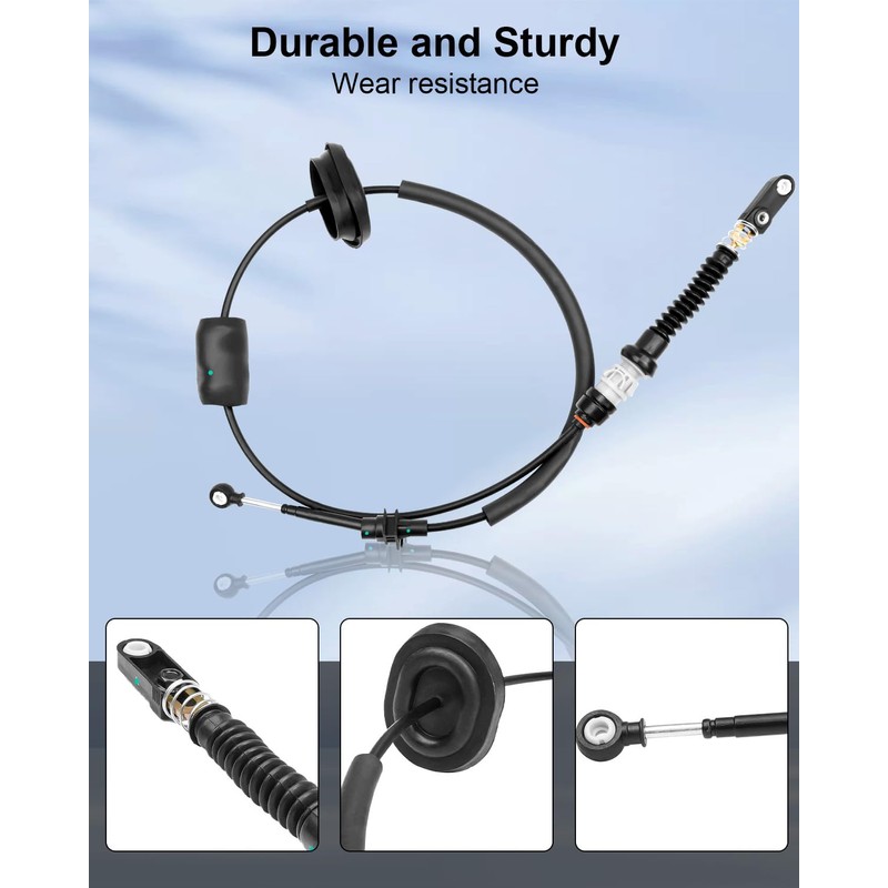 AUGREX Transmission Gear Shift Cable Fit for Chrysler 200 2011-2014