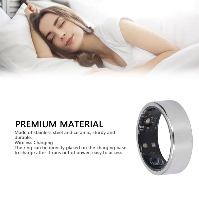 Smart Ring Lightweight Body Temperature Sleep Monitoring Pedometer Smart Health