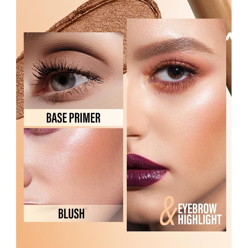 6PCS Eyeshadow Stick Set, Cream Eyeshadow Pencil Crayon, Waterproof Long