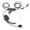 USB Business Headset Noise Reduction Single Sided Ear Headphone Supports