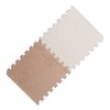 10pcs Plush Foam Floor Mat Washable Interlocking Carpet Tiles Cuttable