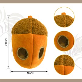 YOUBEMAGIC Hide and Seek - Juguetes para perros con ardillas chirriantes, juguete interactivo para perros pequeños y medianos