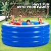 Biange Blow Up Pool, 72" X 30" Round Inflatable Swimming
