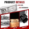 HECASA Fog Light Pair Compatible with 2006-2010 Ford Explorer/Explorer Sport