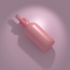 seafulee 2 oz Pink Coated Glass Dropper Bottles (60ML) with