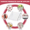 DTXIAQIAO 5-Tier Clear Acrylic Nail Polish Organizer, Holds 40-80 Bottles,