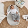 Evolur Eva Baby Changing Pad in Light Gray, Soft, Lightweight