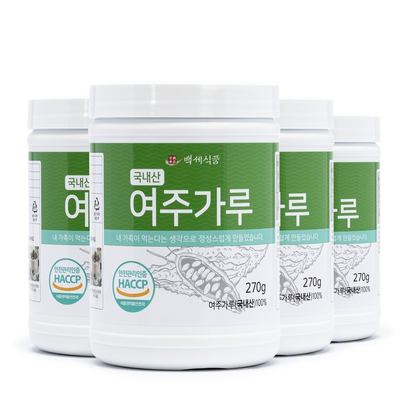 Baekse Food Yeoju Powder Domestic 270g container 270g x 3+1