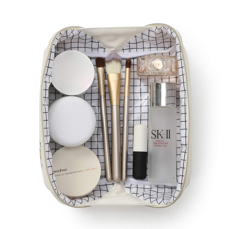 JTOP Women's Makeup Pouch, Travel Pouch, Large, Multi-functional Waterproof Makeup