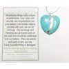 Kintsugi Turquoise Howlite Very Large Smooth Heart Mended with 23k